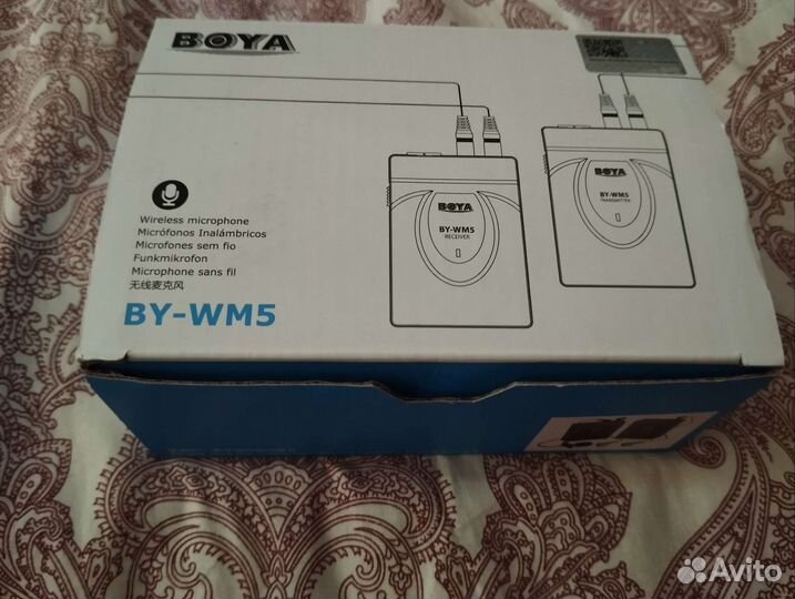 Микрофон петличный boya BY-WM5