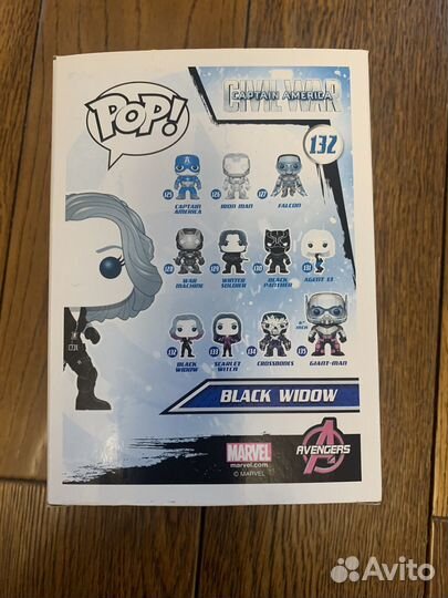 Funko pop Marvel Bkack Widow 132