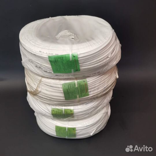 Шввп 2х0.5 (2х0.283кв.мм) ту, белый госнип 400м