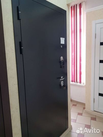 Дверь входная металлическая с зеркалом