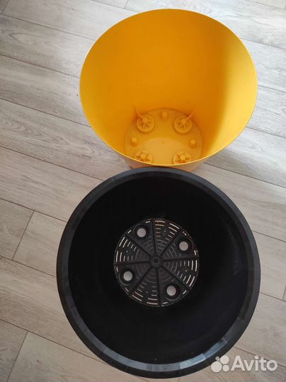 Цветочные горшки пластик