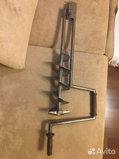 Бур титановый с эбонитовыми ручками