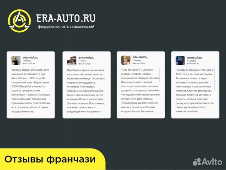 Прибыльная франшиза автозапчастей под ключ