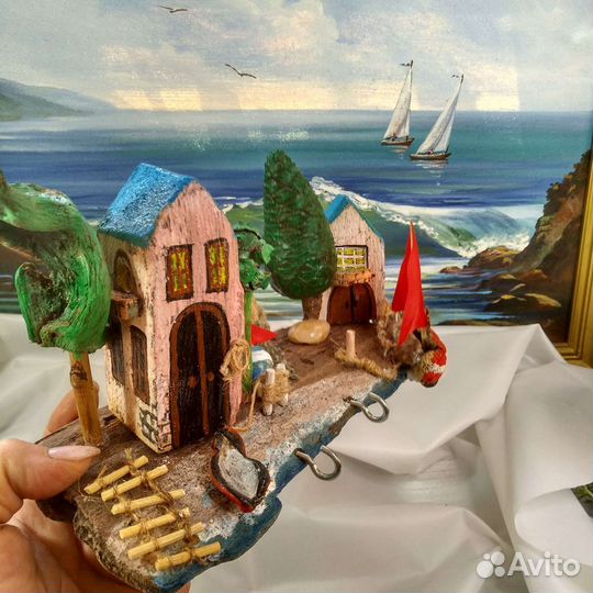 Дрифтвуд ключница.Итальянские домики