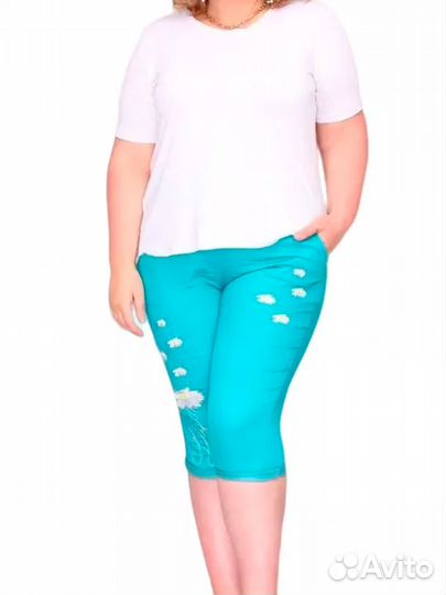 Удобные стрейч-бриджи 60, 62, 64, 66