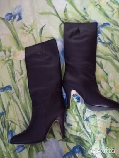 Сапоги женские натуральная кожа 38