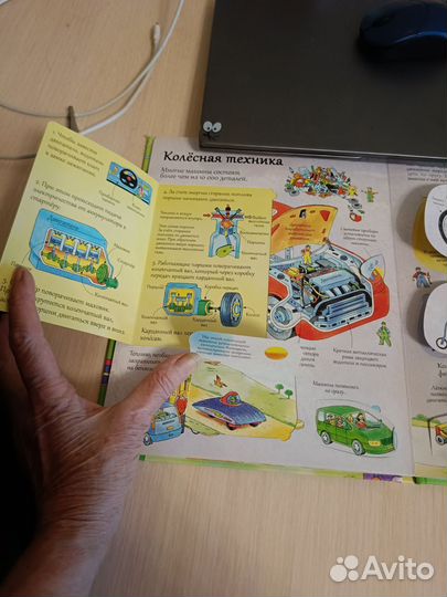 Книжка с открывшимися картинками