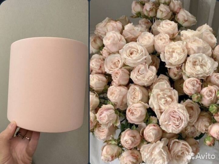 Шляпные коробки для цветов без крышек