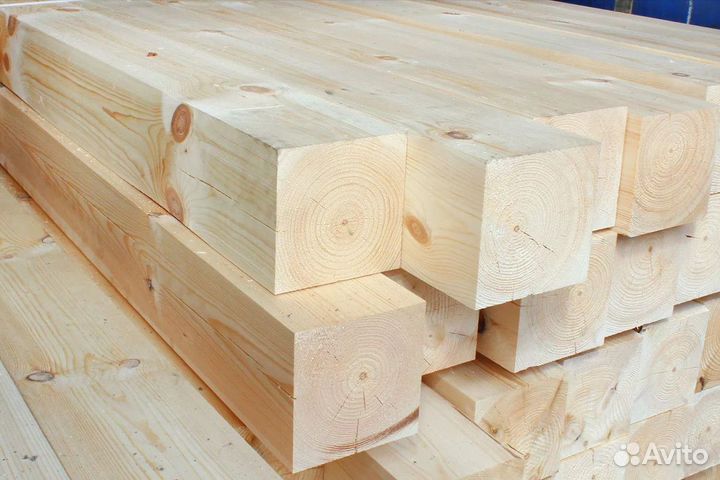 Брус : сорт 1-3 любой размер, Ель, доставка
