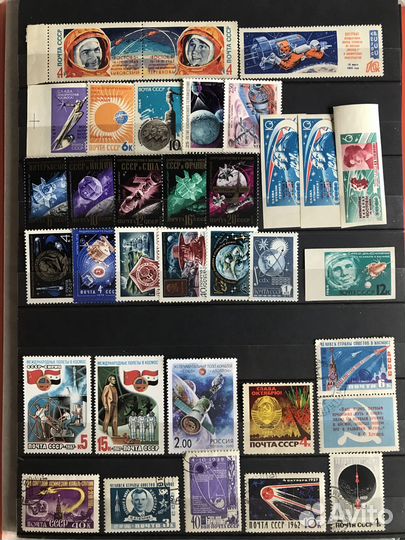 Почтовые марки космос