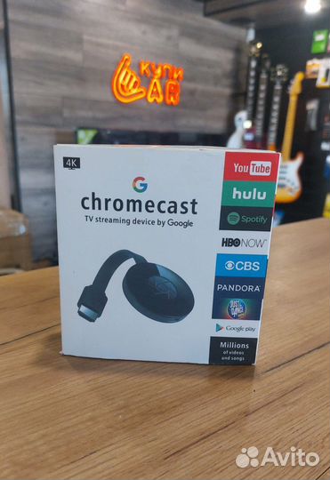 Тв приставка Google Chromecast
