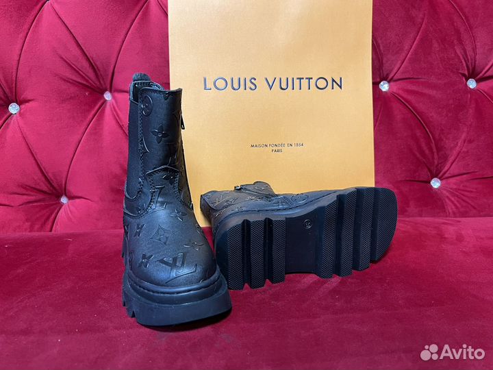 Ботинки сапоги челси 28-35 louis vuitton детские