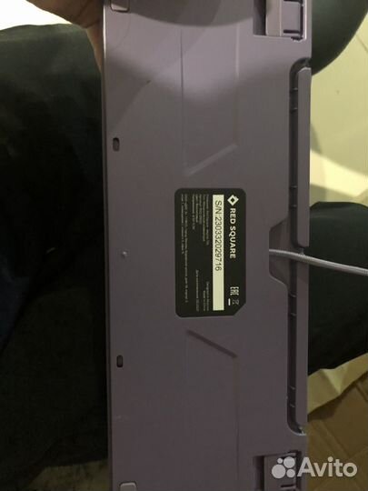 Red square keyrox tkl purple