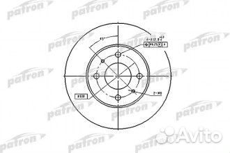 Диск тормозной передн nissan almera I 95-00 almera I Hatchback 95-00