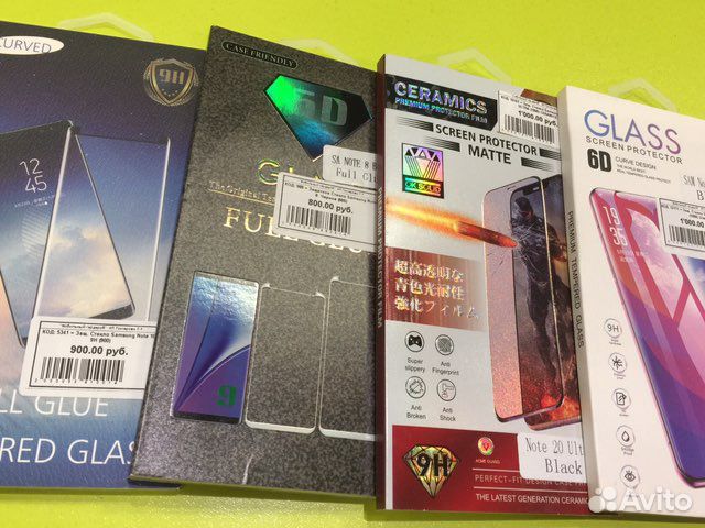 Защитное стекло на Samsung Note 8,9,10,20
