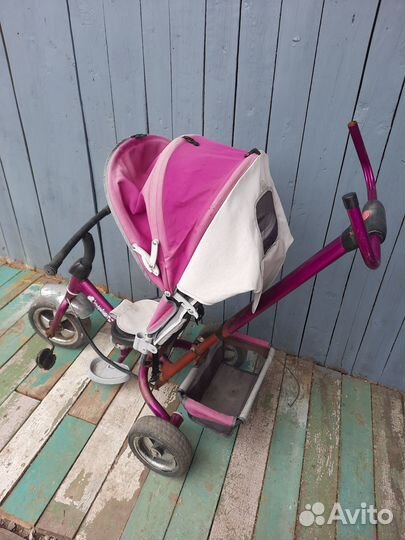 Детский велосипед с ручкой