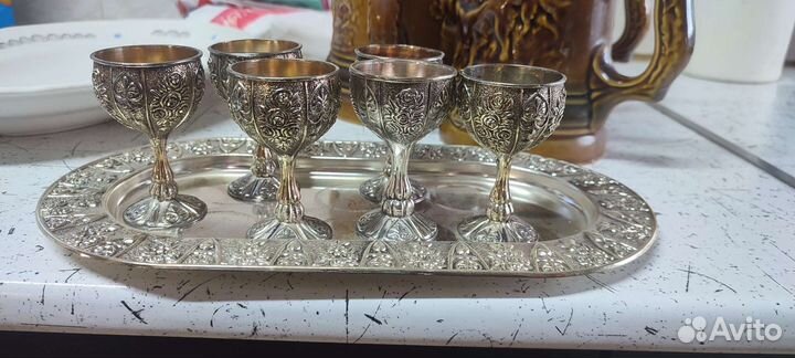 Набор Рюмочный на подносе