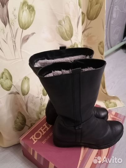 Ботинки женские зимние 41 размер кожаные
