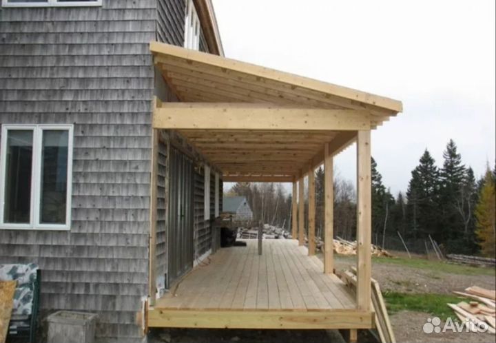 Строительство террас / веранд /пристроек/ беседок