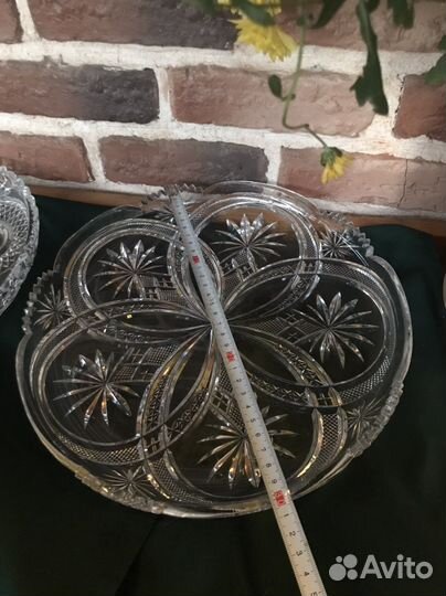 Nachtmann два блюда хрусталь