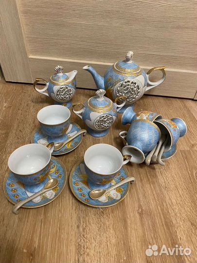 Чайный сервиз новый на 6 персон
