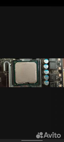 Материнская плата с процессором