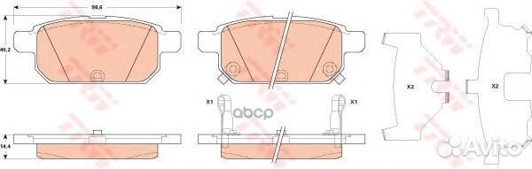 Колодки тормозные дисковые suzuki: swift IV