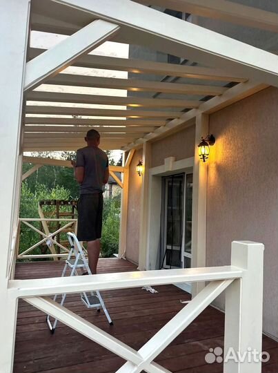 Террасы Веранды Беседки Пристройки к дому Навесы