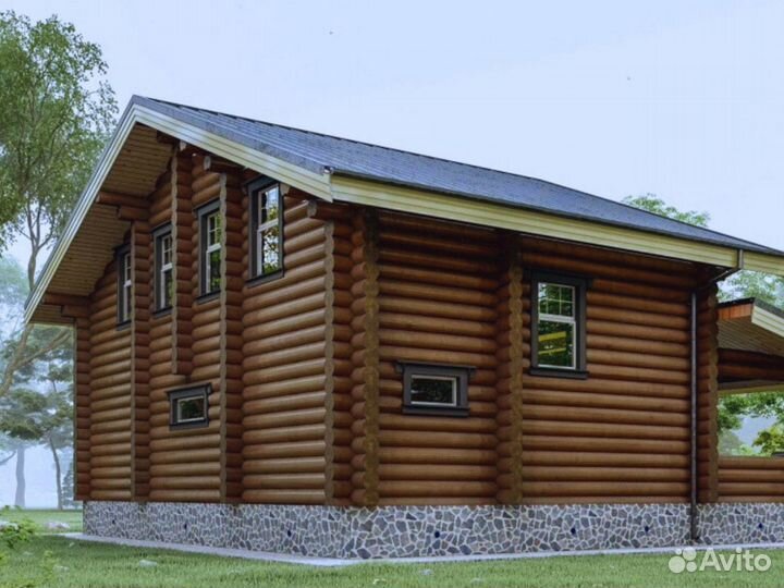 Сруб дома 161м2 из бревна