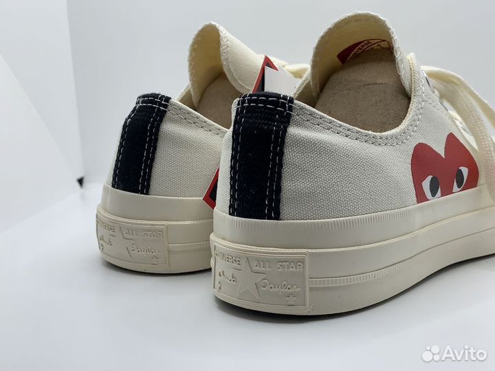 Converse comme des garcons белые