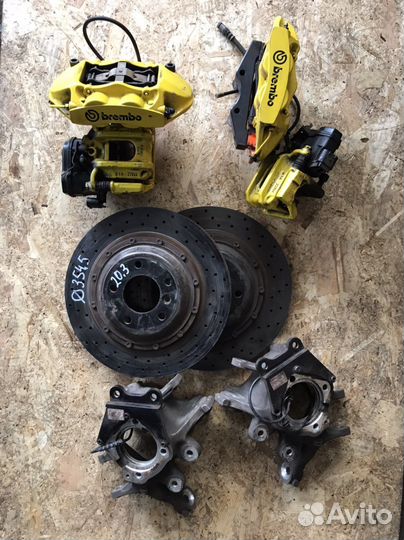 BMW f10 Brembo Комплект задних тормозов