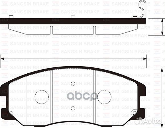 Колодки торм.дисковые Hi-Q chevrolet winstorm(C