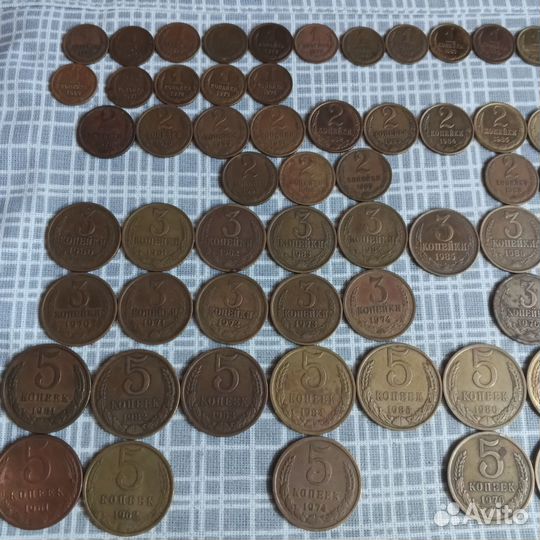 Лот манет СССР