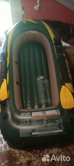Надувная лодка intex 2