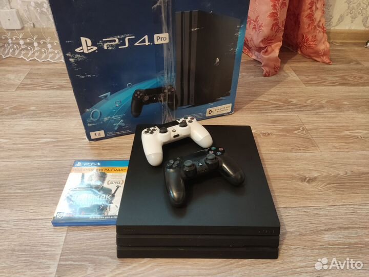 Sony playstation 4 PS4 pro 1tb с играми