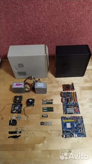 Запчасти для пк и ноутбука hp, 2 корпуса пк