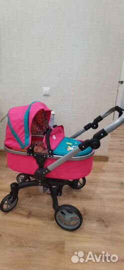 Коляска для кукол demi star 2 в 1