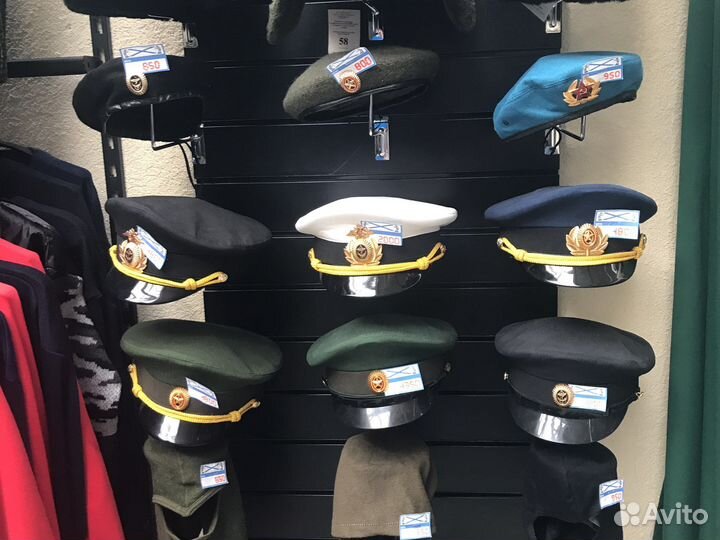 Фуражки, шапки, береты