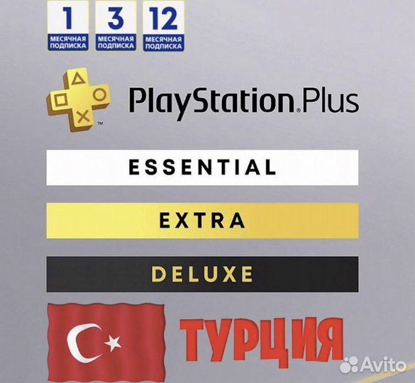 Подписка PS Plus, пс Плюс + PS4/PS5