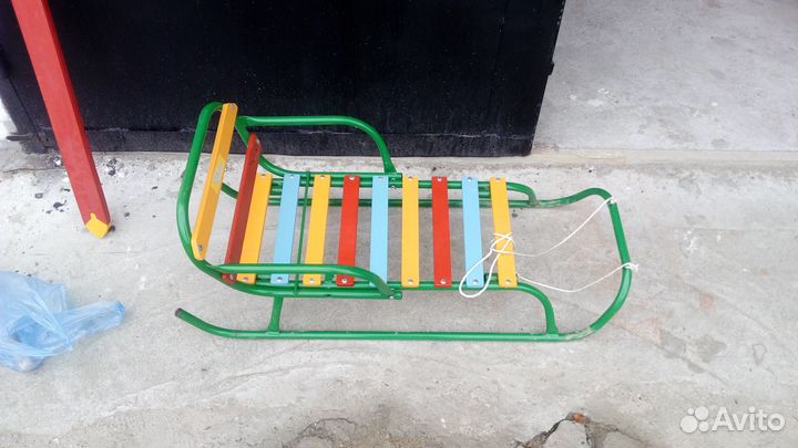 Детские зимние санки