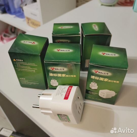 Переходник bull GN-901G/Адаптер с вилки CN на RU