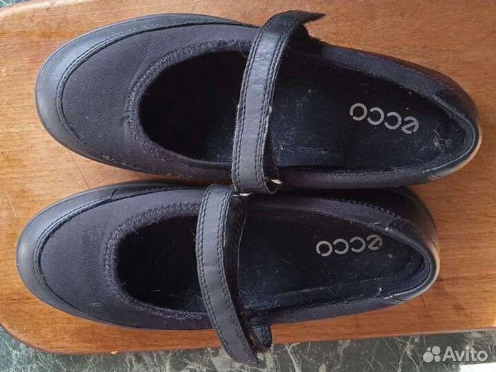Туфли школьные ecco 32 размер как новые оригинал