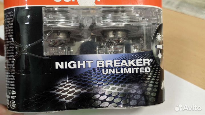 2 Галогеновые лампы H4 osram