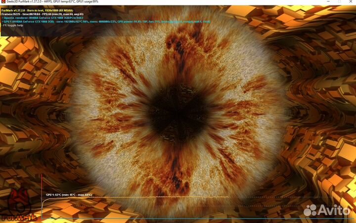 Видеокарта MSI GTX 1060 3GB armor OCV1