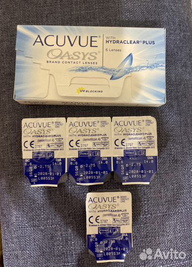 Контактные Линзы acuvue oasys (2.75)
