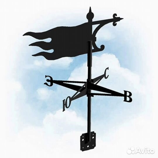 Флюгер из металла на крышу