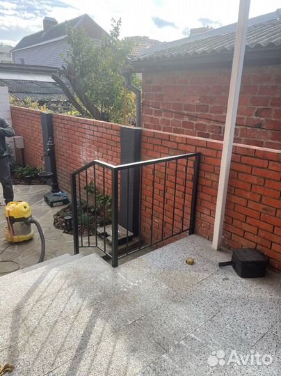 Перила для крыльца в стиле лофт