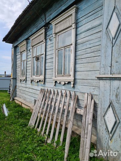 Сруб дома из бревна на разбор