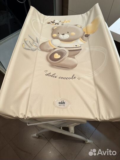 Пеленальный столик с ванночкой cam