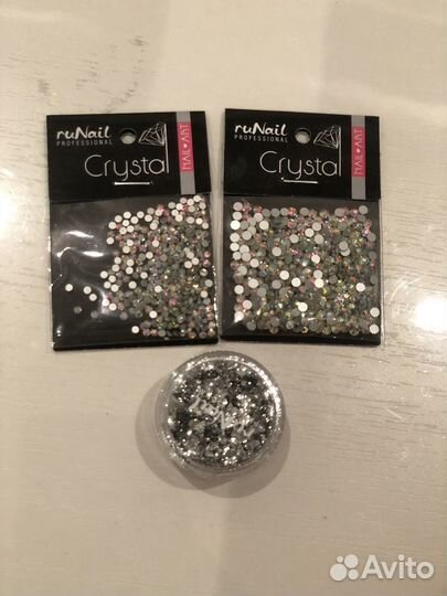 Палитра для гель лаков, стразы и полигель